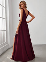 Karina formal ball or bridesmaid dress in burgundy Express NZ wide - Bay Bridal and Ball Gowns
