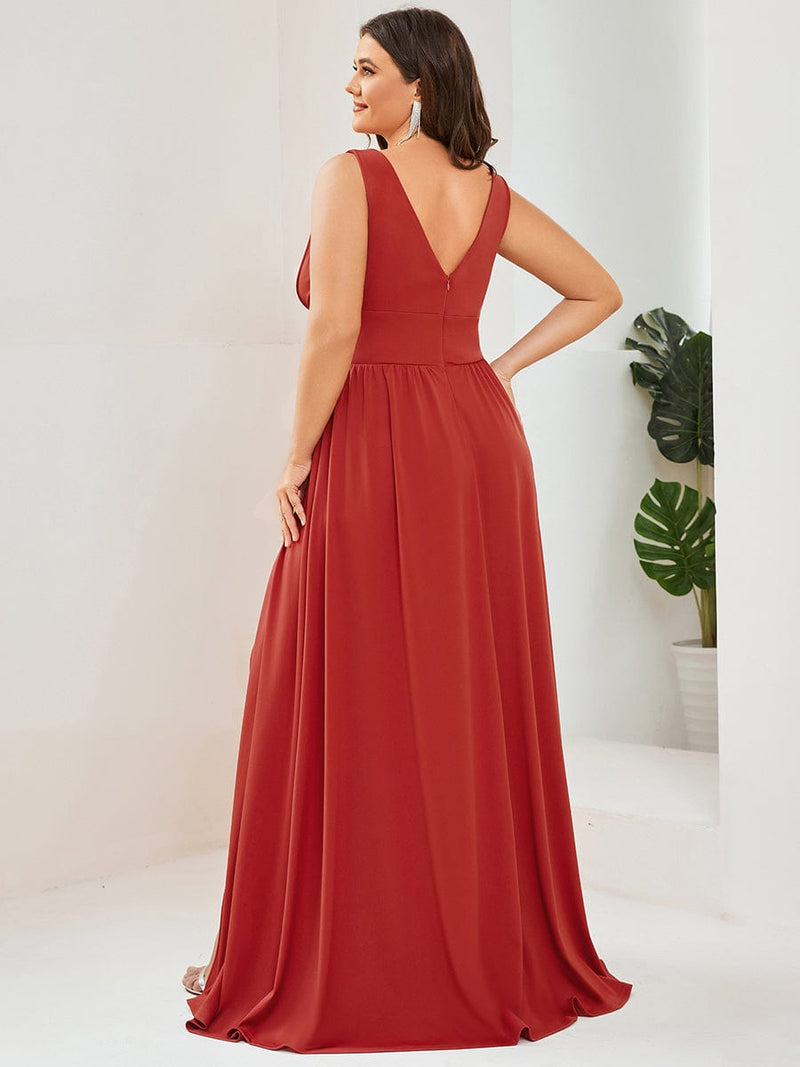 Karina low cut formal ball, party or bridesmaid dress in more colors - Bay Bridal and Ball Gowns