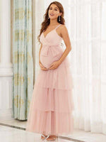 Kate layered tulle maternity dress in so soft tulle - Bay Bridal and Ball Gowns