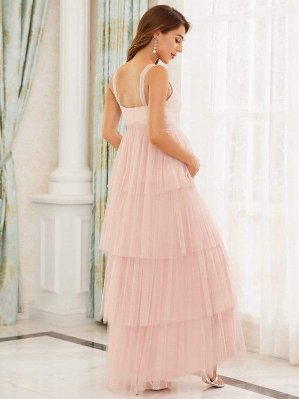 Kate layered tulle maternity dress in so soft tulle - Bay Bridal and Ball Gowns