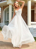 Leigh wedding dress with decorative beading in ivory/nude Express NZ Wide - Bay Bridal and Ball Gowns