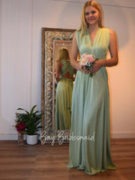 Light Olive Convertible Infinity bridesmaid dress Express NZ wide! - Bay Bridal and Ball Gowns