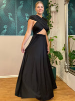 Luxe Black Convertible Infinity bridesmaid dress Express NZ wide - Bay Bridal and Ball Gowns