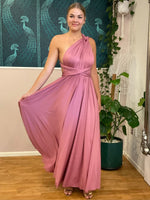 Luxe Dusky Rose Convertible Infinity bridesmaid dress Express NZ wide - Bay Bridal and Ball Gowns