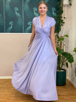 Luxe Lavender Purple convertible Infinity bridesmaid dress Express NZ wide - Bay Bridal and Ball Gowns