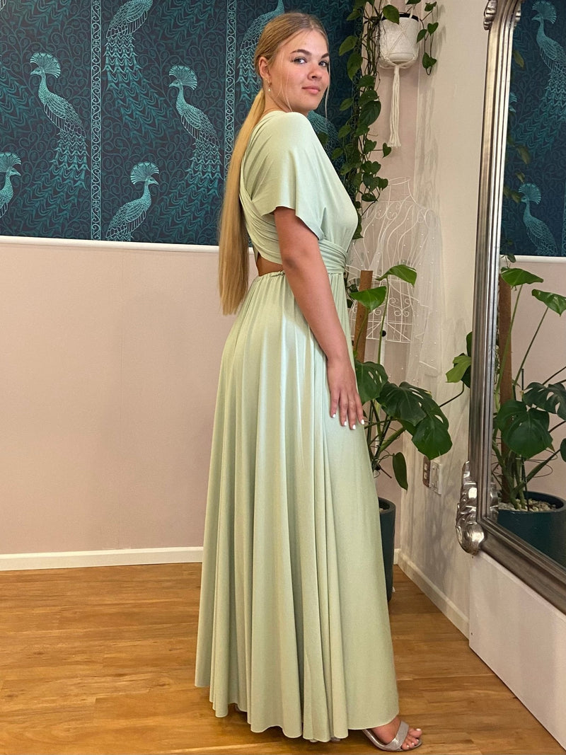 Luxe Custom Light Olive Infinity bridesmaid dress Luxe Custom Light Olive Infinity bridesmaid dress