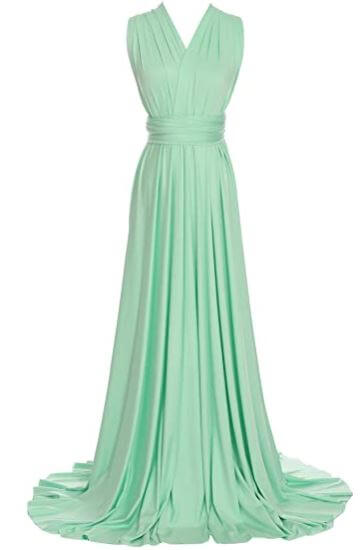 Mint Green Infinity Dress - Long Mint Green Convertible Dress