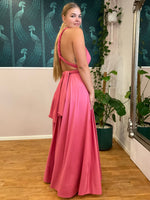 Luxe Rouge Pink Convertible Infinity bridesmaid dress Express NZ wide - Bay Bridal and Ball Gowns