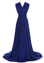 Luxe Royal Blue Convertible Infinity bridesmaid dress - Bay Bridal and Ball Gowns