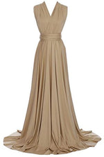 Luxe Stone Convertible Infinity bridesmaid dress - Bay Bridal and Ball Gowns