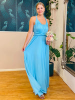 Luxe Turquoise Convertible Infinity bridesmaid dress Express NZ wide - Bay Bridal and Ball Gowns