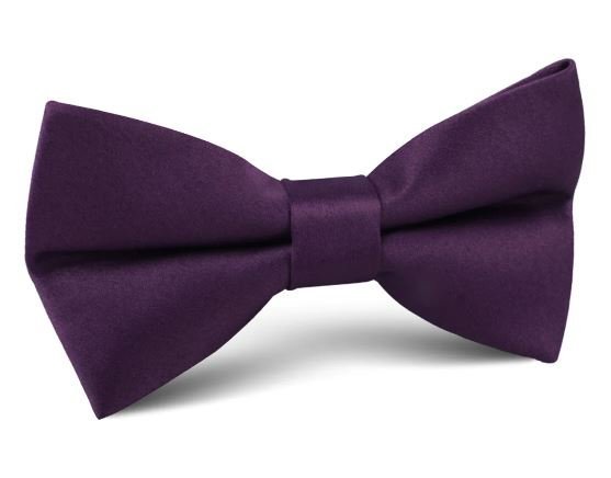 Matching men's solid bow tie Express NZ wide - Bay Bridal and Ball Gowns