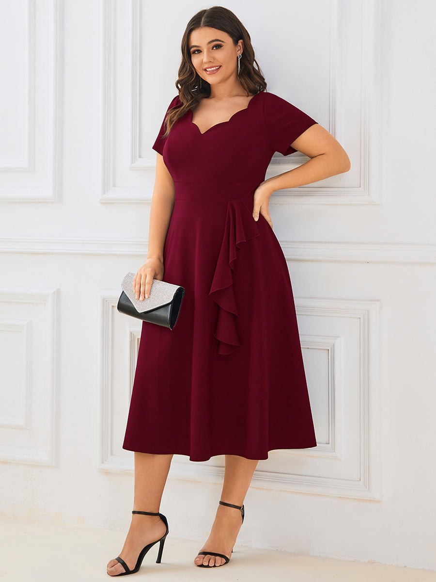 Miranda mother of the bride dress in burgundy Express NZ wide - Bay Bridal and Ball Gowns