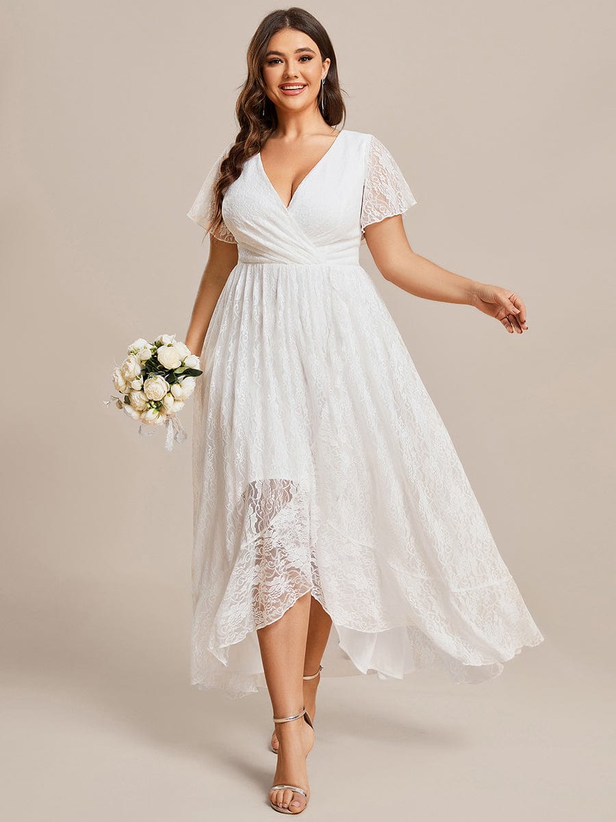 Ivory wedding dress,Short Wedding Dress,Civil wedding dress,Elopement dress
