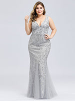 Paula sleeveless tulle and sequin dress in grey/silver size 16 Express NZ wide - Bay Bridal and Ball Gowns