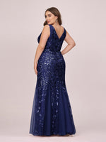 Paula sleeveless tulle and sequin trumpet mermaid dress more colors - Bay Bridal and Ball Gowns