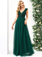 Rani tulle and sequin ball dress in emerald size 10 Express NZ wide - Bay Bridal and Ball Gowns