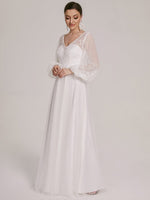 Ruth long sleeve plus size wedding dress in ivory size 28 Express NZ Wide - Bay Bridal and Ball Gowns
