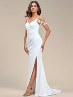 Shana ivory drop sleeve wedding dress in ivory size 8 Express NZ wide - Bay Bridal and Ball Gowns