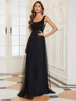 Terry sequin tulle ball dress in black Express NZ wide - Bay Bridal and Ball Gowns