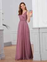 Tristy soft sparkling gown in dusky rose size 20 Express NZ wide - Bay Bridal and Ball Gowns