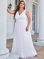 Tristy soft sparkling wedding dress in white s28 Express NZ wide - Bay Bridal and Ball Gowns