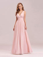 Veda chiffon bridesmaid dress in light pink Express NZ wide - Bay Bridal and Ball Gowns