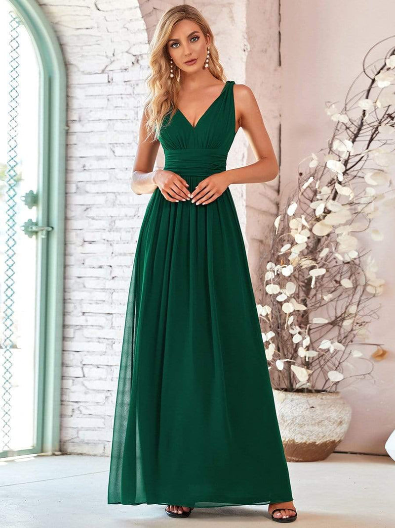 Veda classic bridesmaid dress in emerald Express NZ wide - Bay Bridal and Ball Gowns
